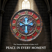 Luminous Cross Ornate ラージ壁時計