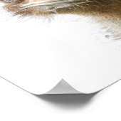 Luminous Emu art chicken artポスター ポスター (角)