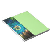 Luminous Fantasy Flower, Colorful Abstract Fractal ノートパッド (アングル)