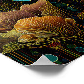 Luminous Floral Wall Art – 4×5 Digital Download    ポスター (角)