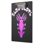 Luminous Galaxy Axolotl Digital Art クリップボード (左)