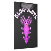 Luminous Galaxy Axolotl Digital Art クリップボード (右)