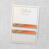 Luminous Gray Ombre Script Hair Clip Display