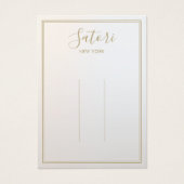 Luminous Gray Ombre Script Hair Clip Display (正面)