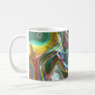 Luminous Liquid Glass Dreams コーヒーマグカップ