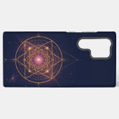 Luminous Mandala of Golden Harmony Samsung Galaxyケース (裏面横)