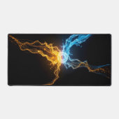 Luminous Molecular Collision デスクマット (正面)