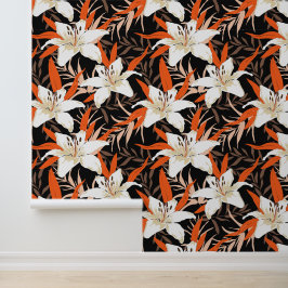 Luminous Night Lilies 壁紙