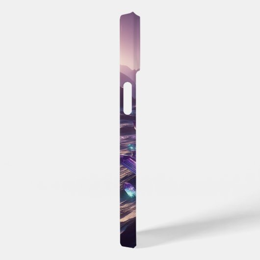 Luminous Purple Crystal Cluster Phone Case - Magic Case-Mate iPhoneケース (裏面 / 右)