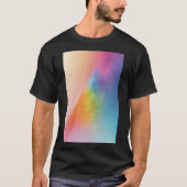 Luminous Rainbow Flow: An Abstract Pastel Wave Tシャツ (正面)