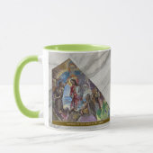 Luminous Rosary  Mysteries #1: Baptism of Jesus マグカップ (左)