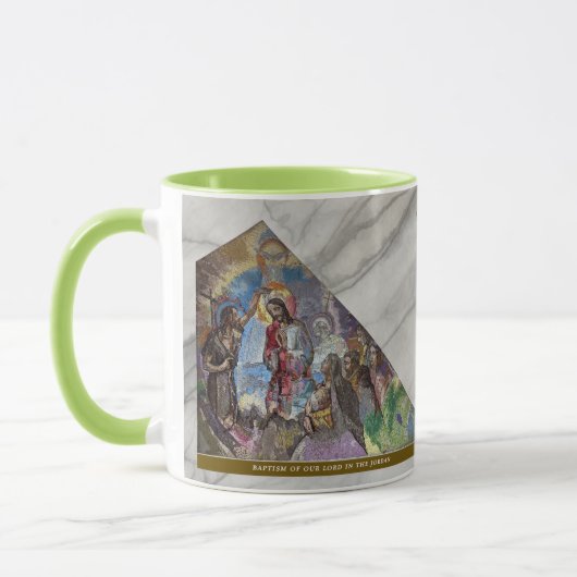 Luminous Rosary  Mysteries #1: Baptism of Jesus マグカップ (左)