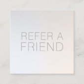 Luminous Silverサロンスパお客様の紹介 紹介カード (正面)