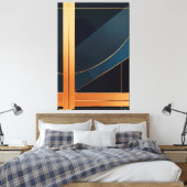 Luminous Structure キャンバスプリント (インサイチュ (寝室))