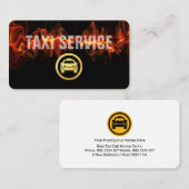 Luminous Taxi Service Lightning Fast Service 名刺 (正面/裏面)