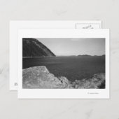 Lummi Island, WA - Lummi Rocksからの眺め ポストカード (正面/裏面)