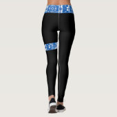 Lumpia Legs BAND: Boracay Blue Filipino-Inspired レギンス (裏面)