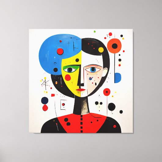 Luna – 表現の二重性 キャンバスプリント (正面)