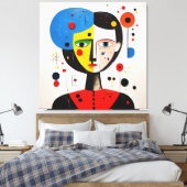 Luna – 表現の二重性 キャンバスプリント (インサイチュ (寝室))