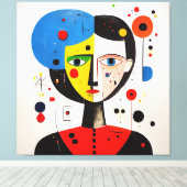 Luna – 表現の二重性 キャンバスプリント (インサイチュ (ウッドフロア))