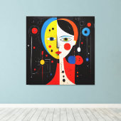 Luna – 表現の二重性 キャンバスプリント (インサイチュ (ウッドフロア))