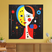 Luna – 表現の二重性 キャンバスプリント (インサイチュ (リビング))