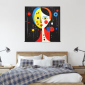 Luna – 表現の二重性 キャンバスプリント (インサイチュ (寝室))