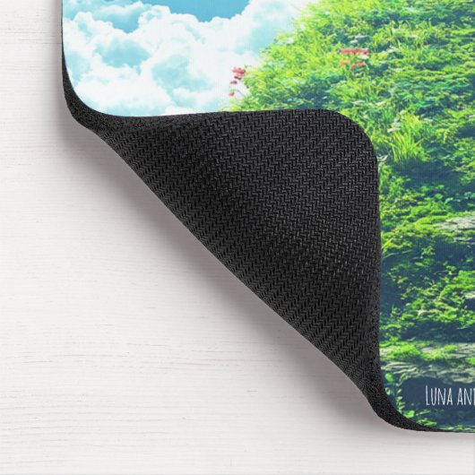 Luna and the Cloud Castle - Enchanted Mouse pad マウスパッド (コーナー)