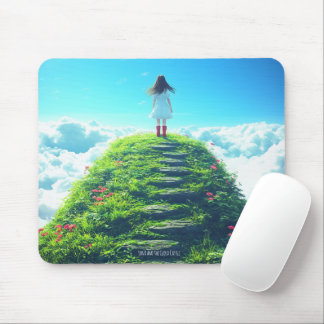 Luna and the Cloud Castle - Enchanted Mouse pad マウスパッド