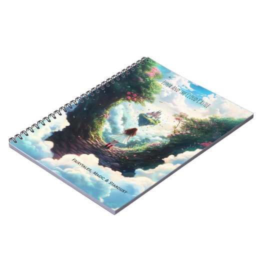 Luna and the Cloud Castle - Enchanted Notebook ノートブック (左側)