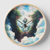 Luna and the Cloud Castle - Enchanted Wall Clock 壁時計 (正面)