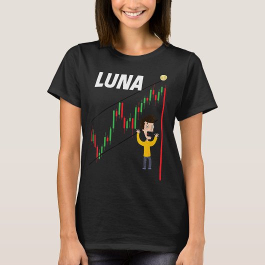 Luna Crypto Crash Trading Cryptocurrency Btc 2022 Tシャツ (正面)
