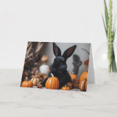 Luna getting ready for Halloween サンキューカード (正面)