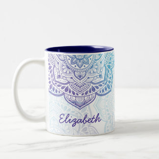 Luna Mandala 11 oz. Personalized Mug ツートーンマグカップ