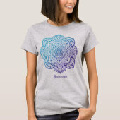 Luna Mandala Personalized T-Shirt Tシャツ (正面)