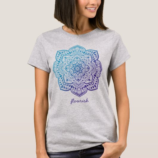 Luna Mandala Personalized T-Shirt Tシャツ (正面)