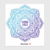 Luna Mandala Personalized Vinyl Sticker シール (シート)