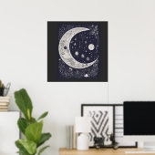 Luna Mística "Halloven"  ポスター (ホームオフィス)