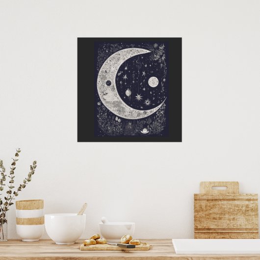 Luna Mística "Halloven"  ポスター (キッチン)