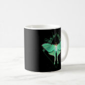 Luna Moth美しい蝶の昆虫をテーマ コーヒーマグカップ (正面右)