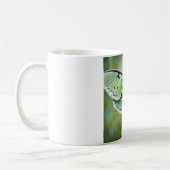 Luna Moth 010824IREF203 - Watercolor コーヒーマグカップ (左)