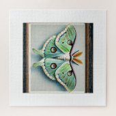 Luna moth 050824IREF205 - Watercolor ジグソーパズル (横)