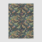 Luna Moth and Moon, Celestial Floral Repeat 薄葉紙 (正面)