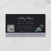 Luna Moth Business Card 名刺 (裏面)