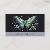 Luna Moth Business Card 名刺 (正面)