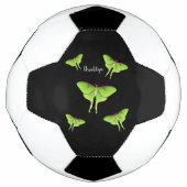 Luna Moth cartoon illustration  サッカーボール (正面)