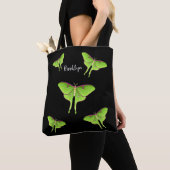 Luna Moth cartoon illustration トートバッグ (クローズアップ)