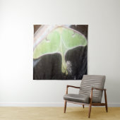 Luna Moth Close-Up タペストリー (インサイチュ)