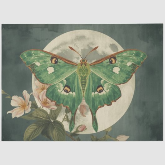 Luna Moth ConservatoryvBotanicals 薄葉紙 (正面)