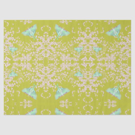 Luna Moth on Lime 薄葉紙 (正面)